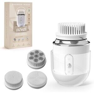 Sharper Image Revel 3-in-1 Sonic Facial Cleanser NIB